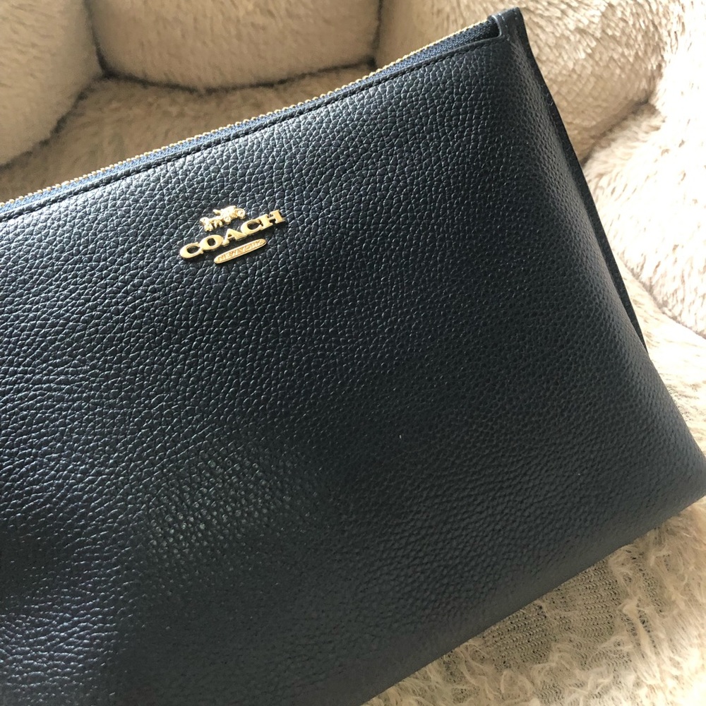 Coach CHARLIE POUCH 72394 GD/midnight navy
